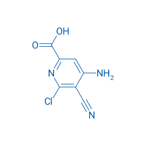4-Amino-6-chloro-5-cyanopicolinic acid 1g