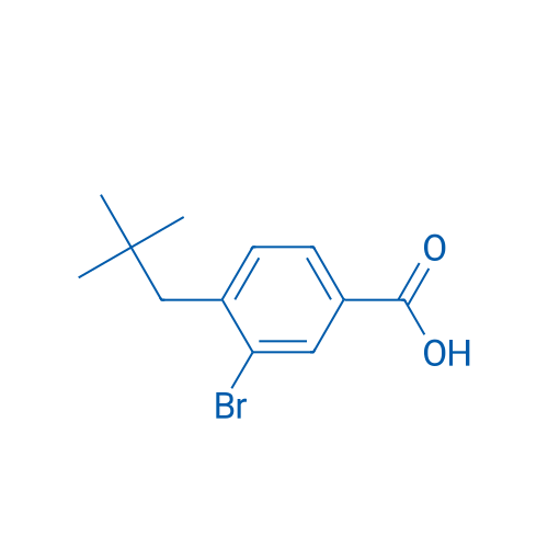 3-Bromo-4-neopentylbenzoic acid 1g