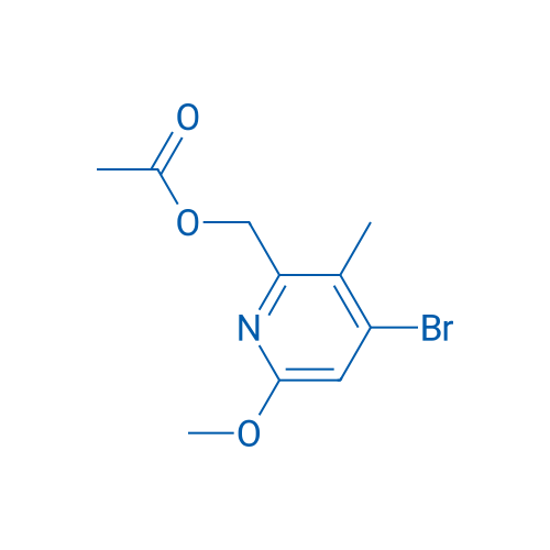 (4-Bromo-6-methoxy-3-methylpyridin-2-yl)methyl acetate 1g