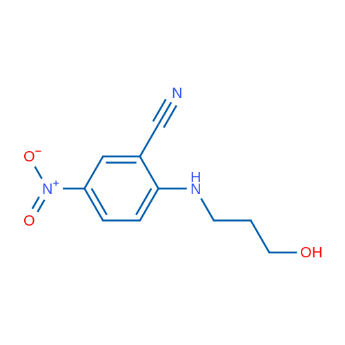 2-((3-Hydroxypropyl)amino)-5-nitrobenzonitrile 1g