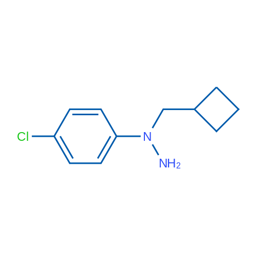 1-(4-Chlorophenyl)-1-(cyclobutylmethyl)hydrazine 1g