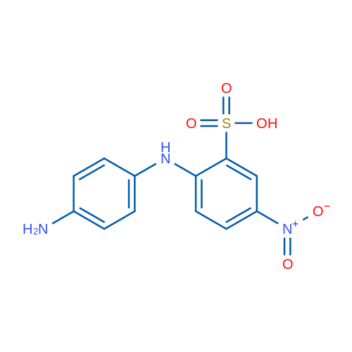 2-((4-Aminophenyl)amino)-5-nitrobenzenesulfonic acid 1g