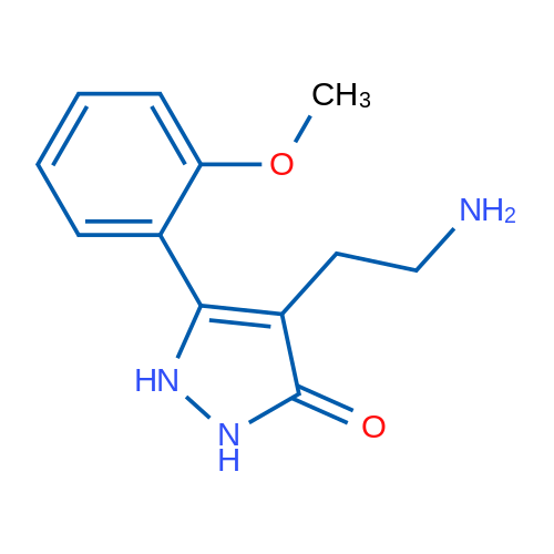 4-(2-Aminoethyl)-5-(2-methoxyphenyl)-1H-pyrazol-3(2H)-one 1g