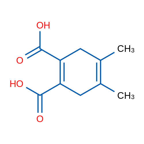 4,5-Dimethylcyclohexa-1,4-diene-1,2-dicarboxylic acid 1g