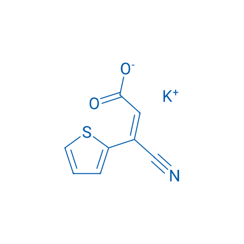 Potassium (Z)-3-cyano-3-(thiophen-2-yl)acrylate 250mg