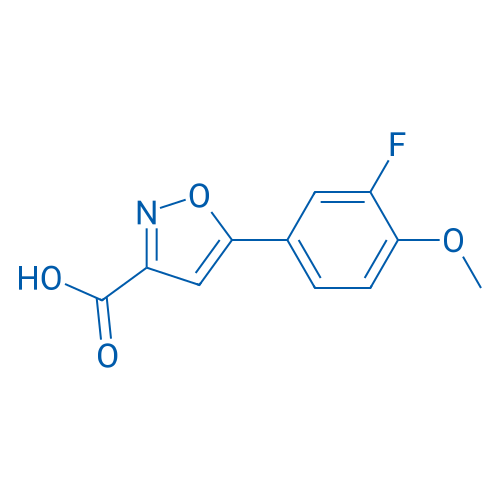 5-(3-Fluoro-4-methoxyphenyl)isoxazole-3-carboxylic acid 1g
