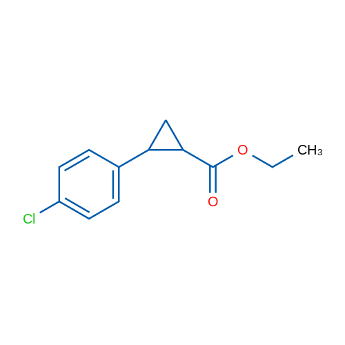 Ethyl 2-(4-chlorophenyl)cyclopropanecarboxylate 1g