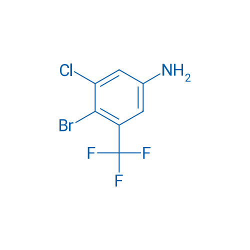 4-Bromo-3-chloro-5-(trifluoromethyl)aniline 1g