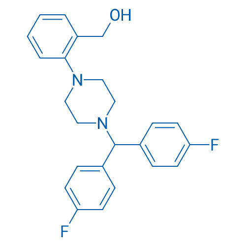 (2-(4-(Bis(4-fluorophenyl)methyl)piperazin-1-yl)phenyl)methanol 1g