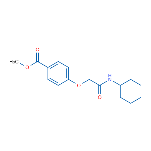 Methyl 4-(2-(cyclohexylamino)-2-oxoethoxy)benzoate 1g