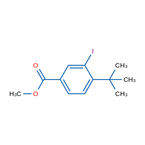 Methyl 4-(tert-butyl)-3-iodobenzoate 1g
