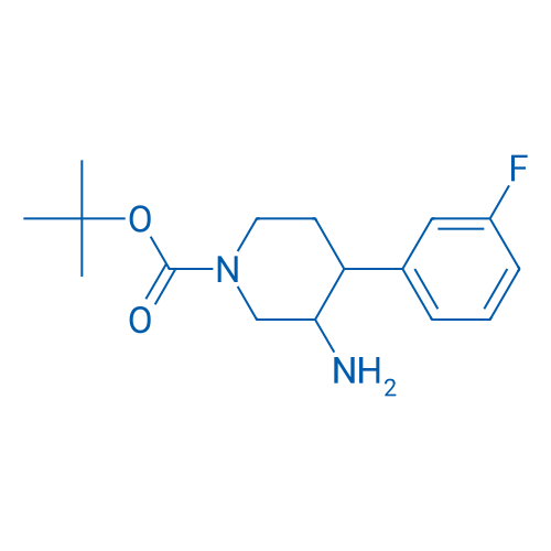 tert-Butyl 3-amino-4-(3-fluorophenyl)piperidine-1-carboxylate 1g