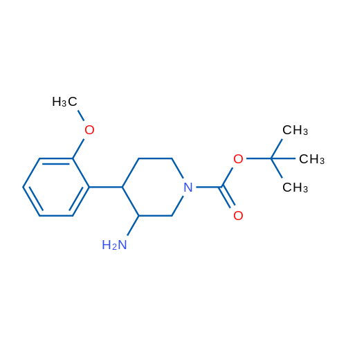 tert-Butyl 3-amino-4-(2-methoxyphenyl)piperidine-1-carboxylate 1g