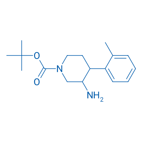 tert-Butyl 3-amino-4-(2-methylphenyl)piperidine-1-carboxylate 1g