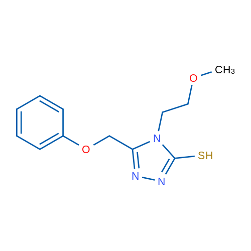 4-(2-Methoxyethyl)-5-(phenoxymethyl)-4H-1,2,4-triazole-3-thiol 1g