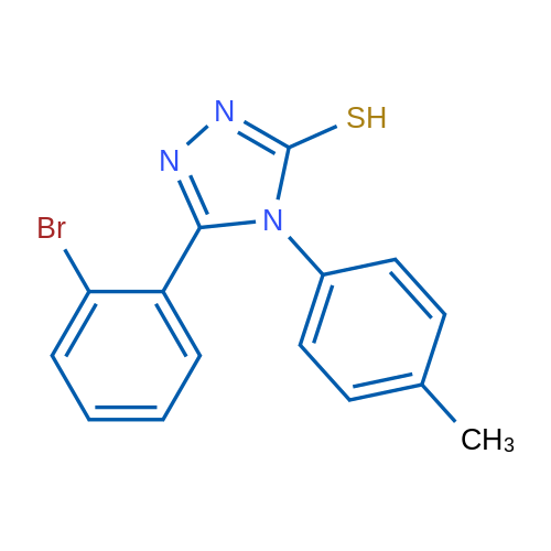 5-(2-Bromophenyl)-4-(p-tolyl)-4H-1,2,4-triazole-3-thiol 1g