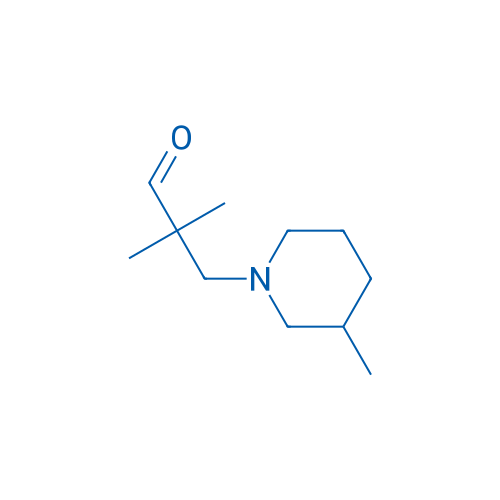 2,2-Dimethyl-3-(3-methylpiperidin-1-yl)propanal 100mg
