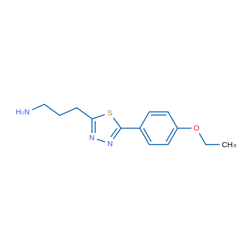 3-(5-(4-Ethoxyphenyl)-1,3,4-thiadiazol-2-yl)propan-1-amine 1g