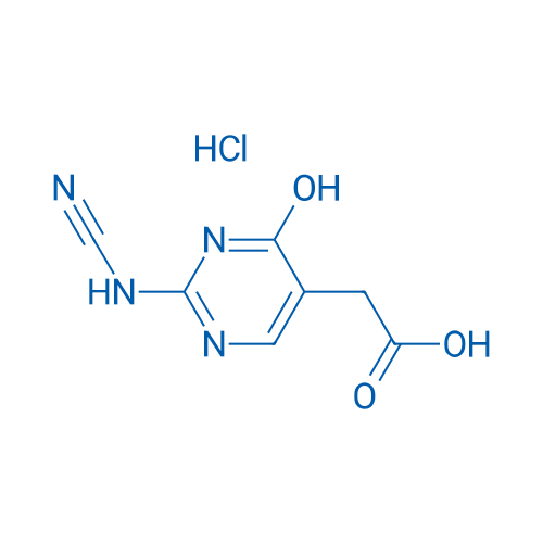 2-(2-Cyanamido-4-hydroxypyrimidin-5-yl)acetic acid hydrochloride 5g