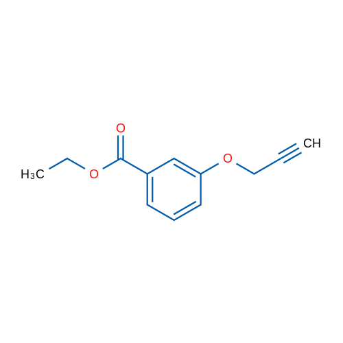 Ethyl 3-(prop-2-yn-1-yloxy)benzoate 1g
