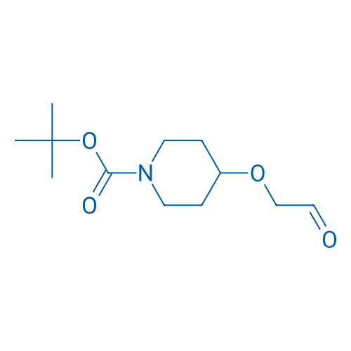 tert-Butyl 4-(2-oxoethoxy)piperidine-1-carboxylate 250mg