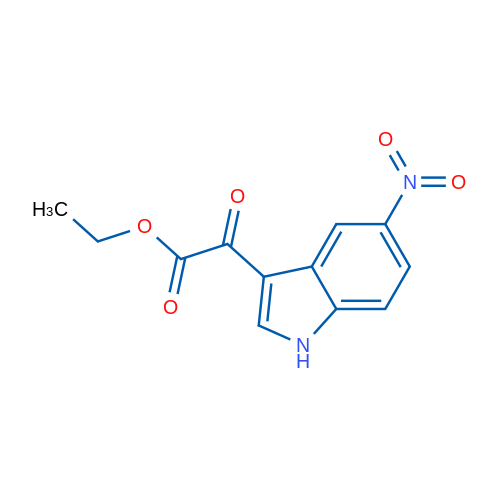 Ethyl 2-(5-nitro-1H-indol-3-yl)-2-oxoacetate 1g