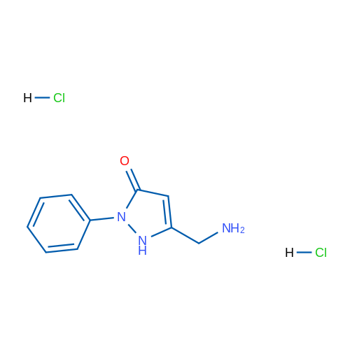 5-(Aminomethyl)-2-phenyl-1H-pyrazol-3(2H)-one dihydrochloride 1g
