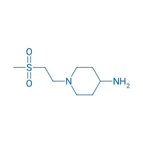 1-(2-(Methylsulfonyl)ethyl)piperidin-4-amine 250mg