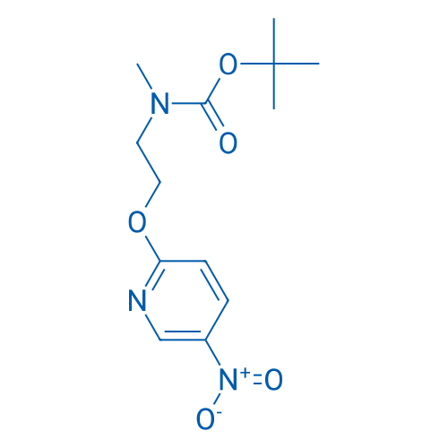 tert-Butyl methyl(2-((5-nitropyridin-2-yl)oxy)ethyl)carbamate 1g