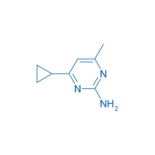 4-Cyclopropyl-6-methylpyrimidin-2-amine 100mg