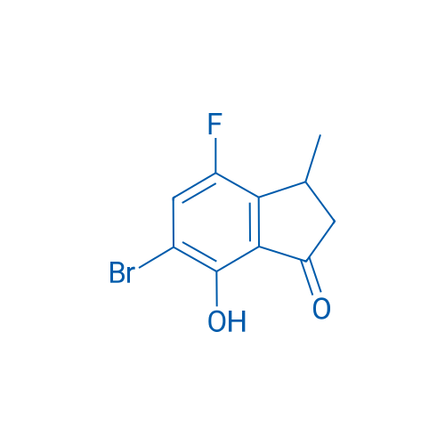 6-Bromo-4-fluoro-7-hydroxy-3-methyl-2,3-dihydro-1H-inden-1-one 1g