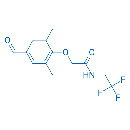 2-(4-Formyl-2,6-dimethylphenoxy)-N-(2,2,2-trifluoroethyl)acetamide 1g
