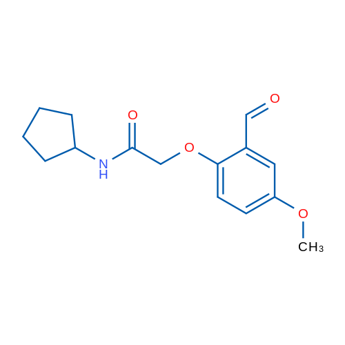 N-Cyclopentyl-2-(2-formyl-4-methoxyphenoxy)acetamide 5g