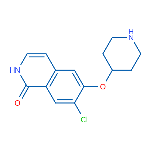 7-Chloro-6-(piperidin-4-yloxy)isoquinolin-1(2H)-one 1g