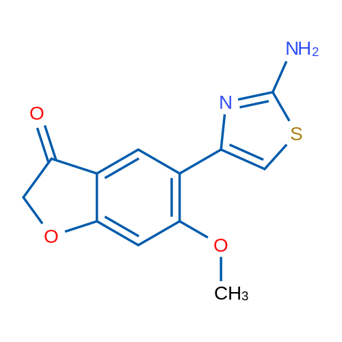 5-(2-Amino-1,3-thiazol-4-yl)-6-methoxy-2,3-dihydro-1-benzofuran-3-one 1g
