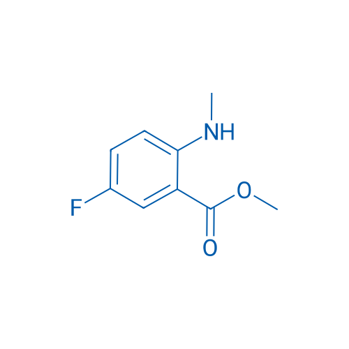 Methyl 5-fluoro-2-(methylamino)benzoate 250mg