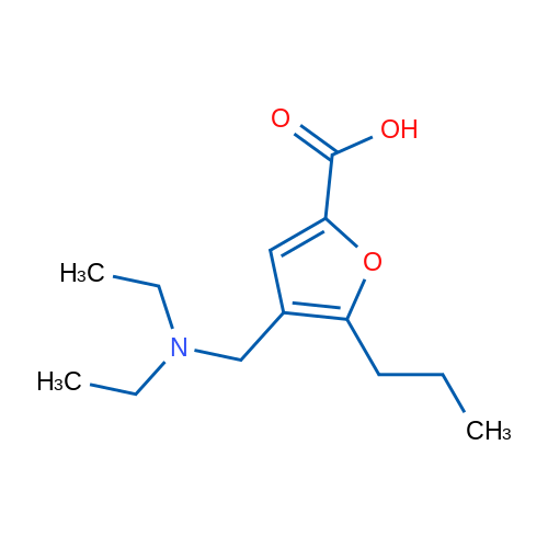 4-((Diethylamino)methyl)-5-propylfuran-2-carboxylic acid 1g