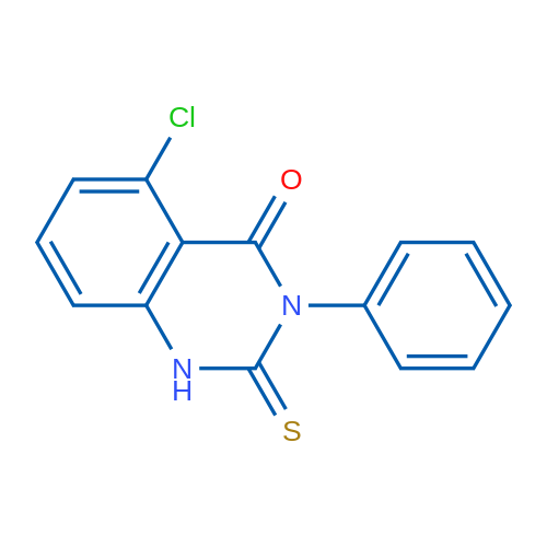 5-Chloro-3-phenyl-2-thioxo-2,3-dihydroquinazolin-4(1H)-one 5g