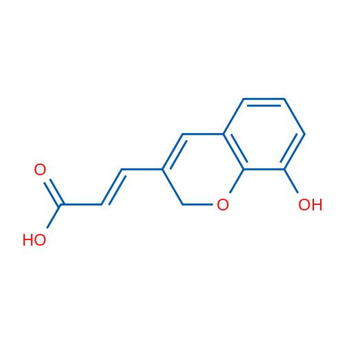 3-(8-Hydroxy-2H-chromen-3-yl)prop-2-enoic acid 1g
