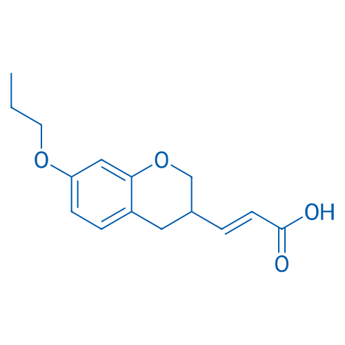 3-(7-Propoxy-3,4-dihydro-2H-1-benzopyran-3-yl)prop-2-enoic acid 1g