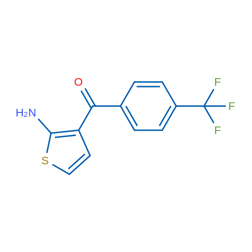 (2-Aminothiophen-3-yl)(4-(trifluoromethyl)phenyl)methanone 1g