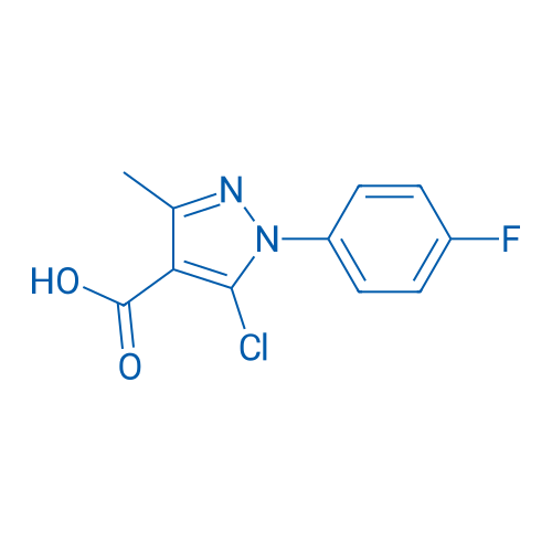 5-Chloro-1-(4-fluorophenyl)-3-methyl-1H-pyrazole-4-carboxylic acid 250mg