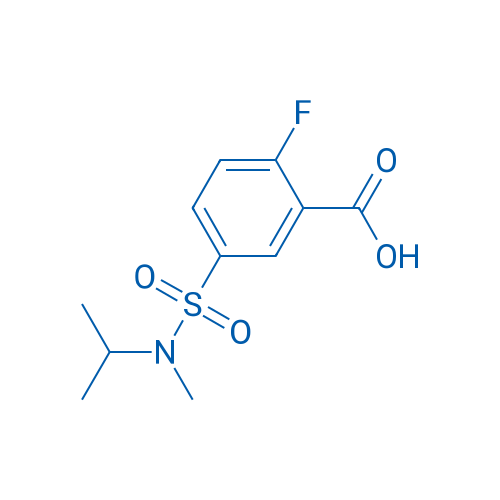2-Fluoro-5-(N-isopropyl-N-methylsulfamoyl)benzoic acid 100mg