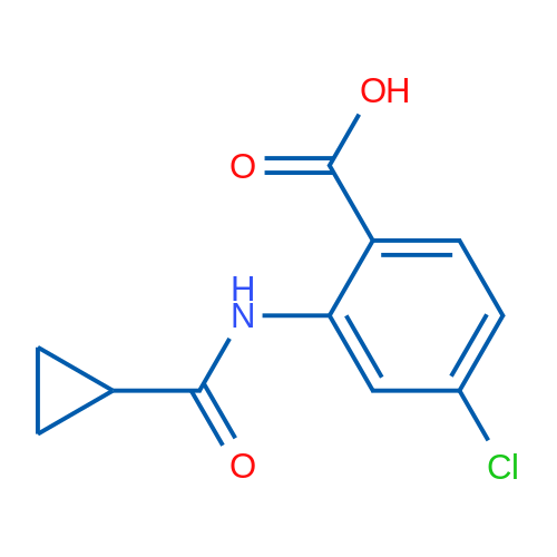 4-Chloro-2-(cyclopropanecarboxamido)benzoic acid 1g