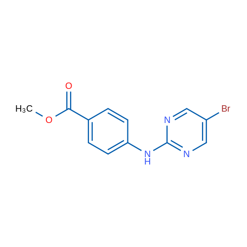 Methyl 4-((5-bromopyrimidin-2-yl)amino)benzoate 1g