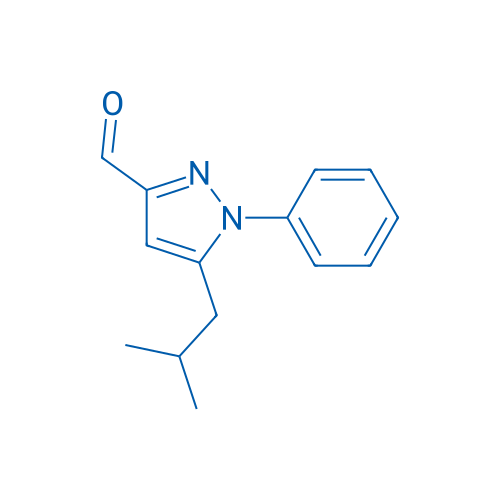 5-Isobutyl-1-phenyl-1H-pyrazole-3-carbaldehyde 1g