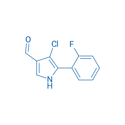 4-Chloro-5-(2-fluorophenyl)-1H-pyrrole-3-carbaldehyde 5g