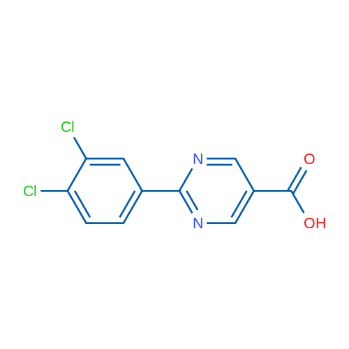 2-(3,4-Dichlorophenyl)pyrimidine-5-carboxylic acid 1g