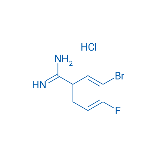 3-Bromo-4-fluorobenzimidamide hydrochloride 250mg