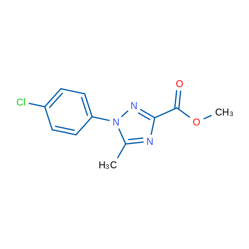 Methyl 1-(4-chlorophenyl)-5-methyl-1H-1,2,4-triazole-3-carboxylate 1g